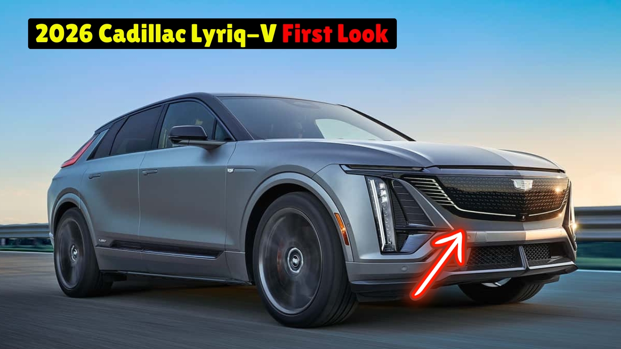 Cadillac Lyriq-V Electric SUV 2026 First Look Revealed With The Electrifying Performance